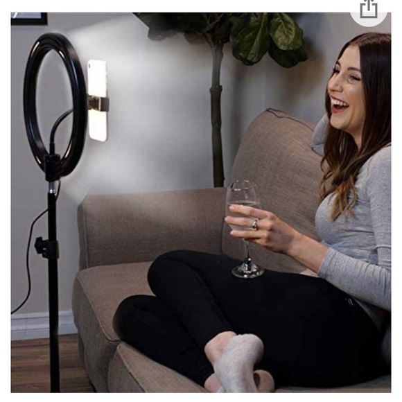 NIB U-Stream home streaming studio with 10” light and tripod. - Picture 2 of 8